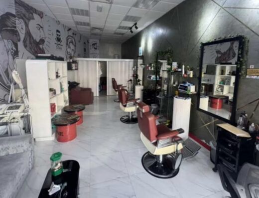Men’s Barbershop for Sale in Sharjah | Prime Location on Busy Commercial Street