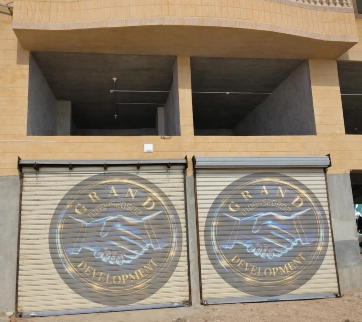 2 Commercial Shops for Sale in 10th of Ramadan – Prime Location, Ideal for All Business Activities