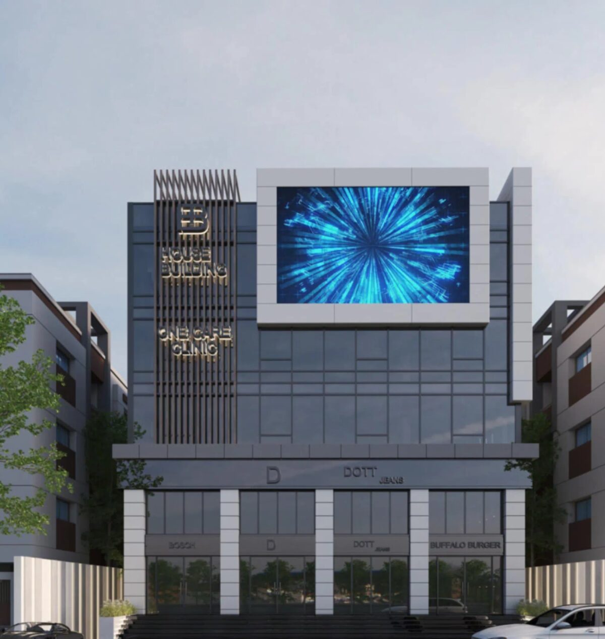 مول تجاري للبيع في مدينة نصر شارع ذاكر حسين – استثمار عقاري ضخم بجوار المونوريل